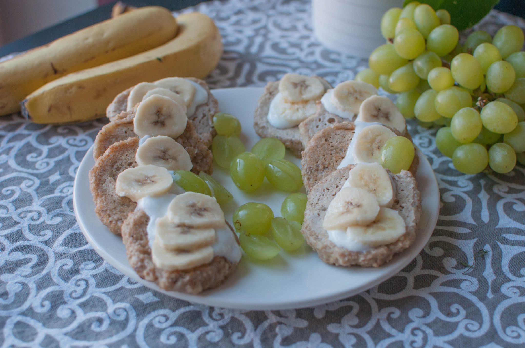 Placuszki bananowe śniadanie biegacza