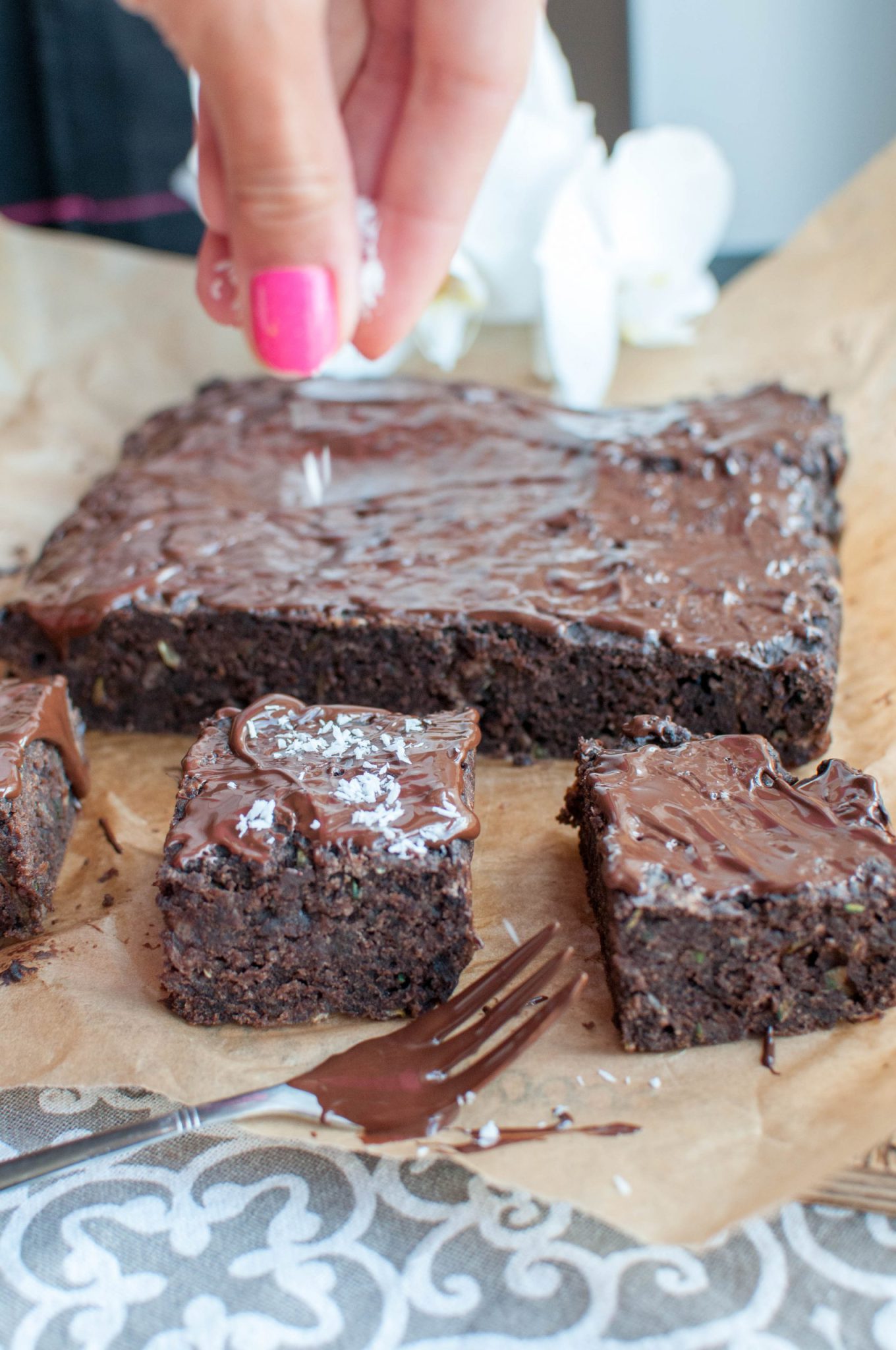 Fit brownie z cukinii