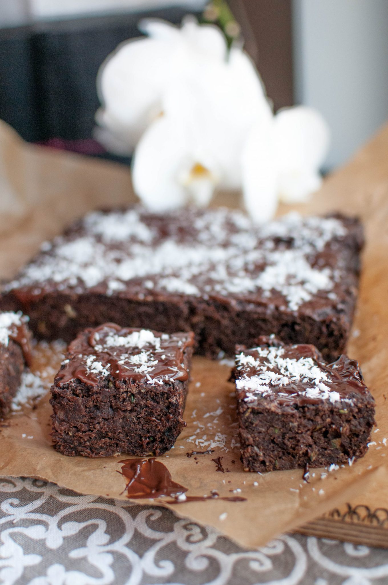 Fit brownie z cukinii